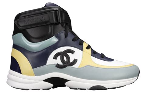 chanel high top sneakers.